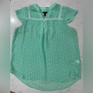 Gap Sea-foam Green Blouse
